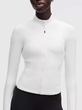 Lululemon Cropped Define Jacket in White